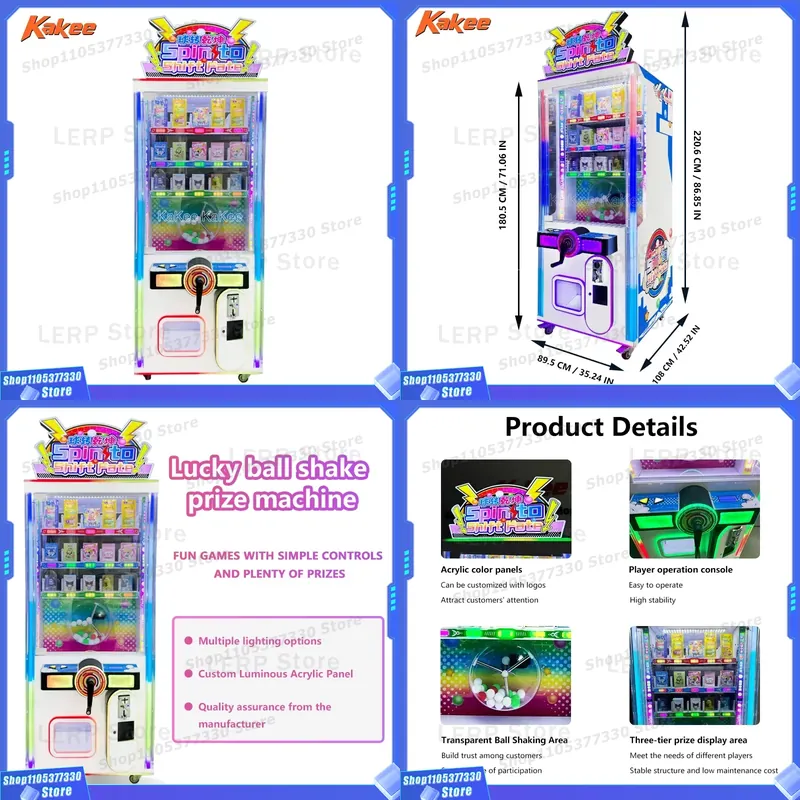 Arcade Style Vending Machine - Macchina da Gioco Commerciale per Intrattenimento,
