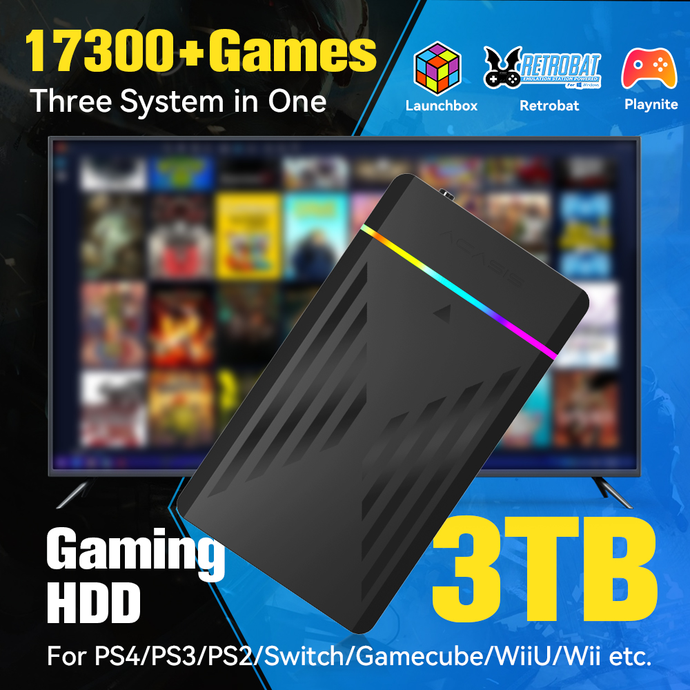 Arcade X - HDD da gioco portatile da 3