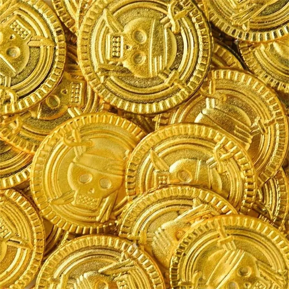 Monete d'oro pirata in plastic - Arcade Game Coin recensione e prezzo
