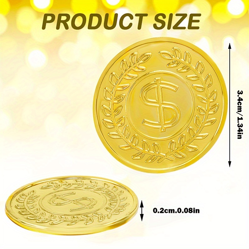 50 Monete Dorate in Plastica p - Arcade Game Coin recensione e prezzo