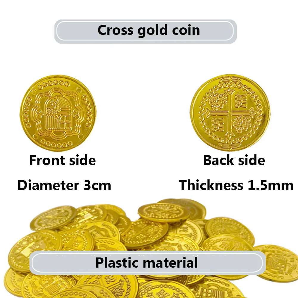 100/200PCS Plastica Pirata Oro - Arcade Game Coin recensione e prezzo