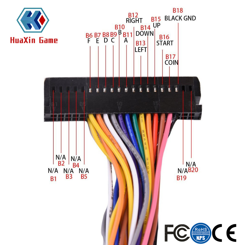 Arcade 40 Pin Cabinet Cablaggi - Arcade Button Pcb recensione e prezzo