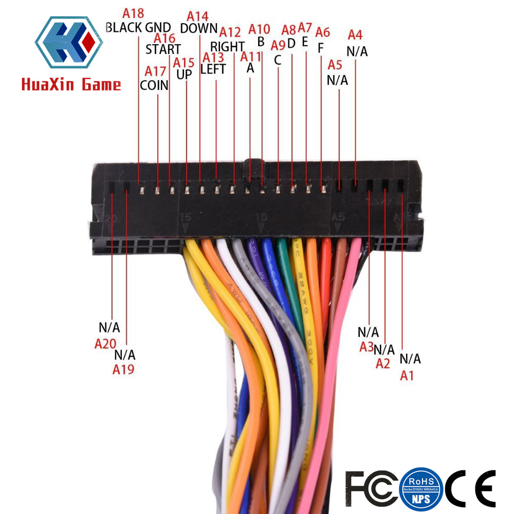 Arcade 40 Pin Cabinet Cablaggi - Arcade Button Pcb recensione e prezzo