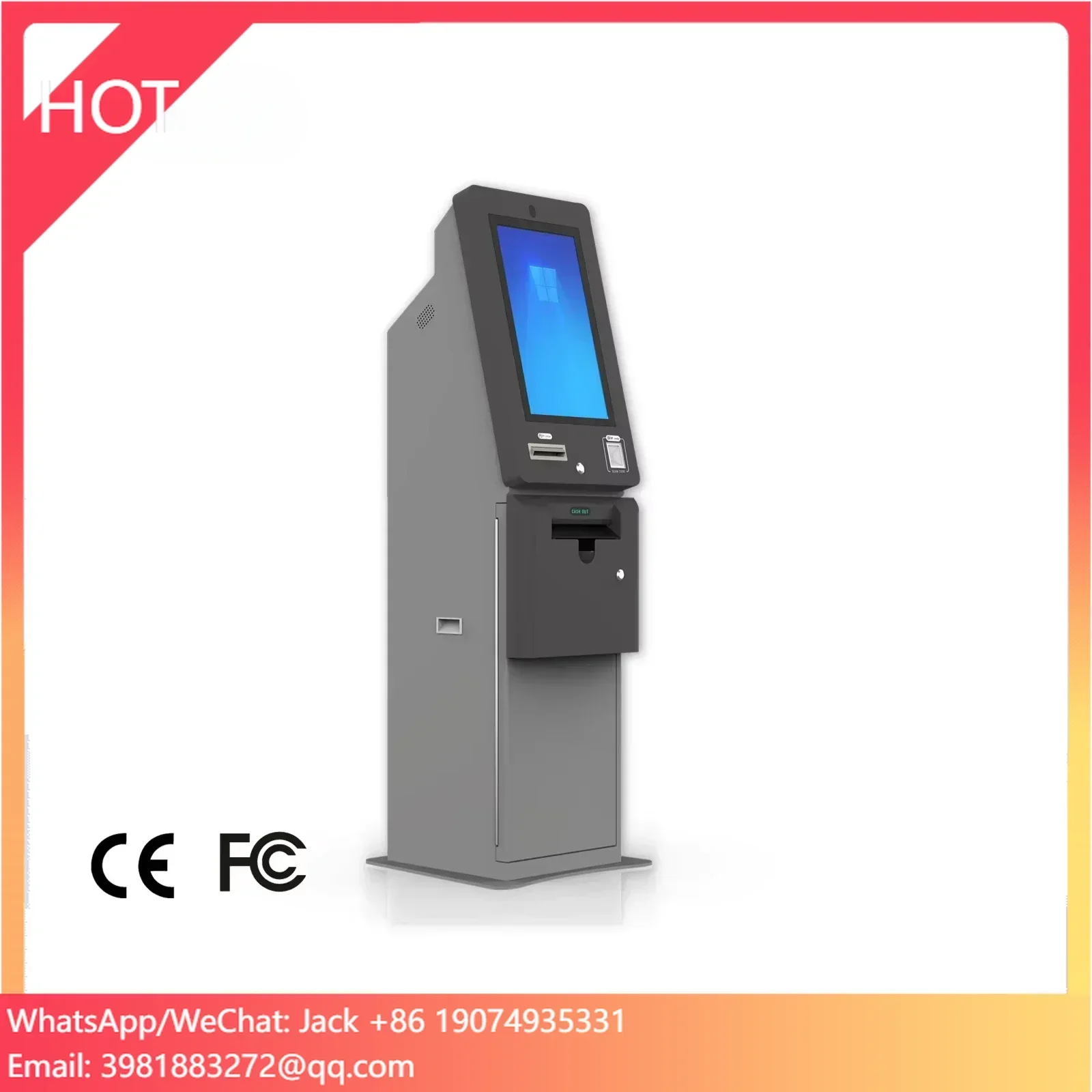 Terminale ATM in metallo per l - Ticket Redemption Machine recensione e prezzo