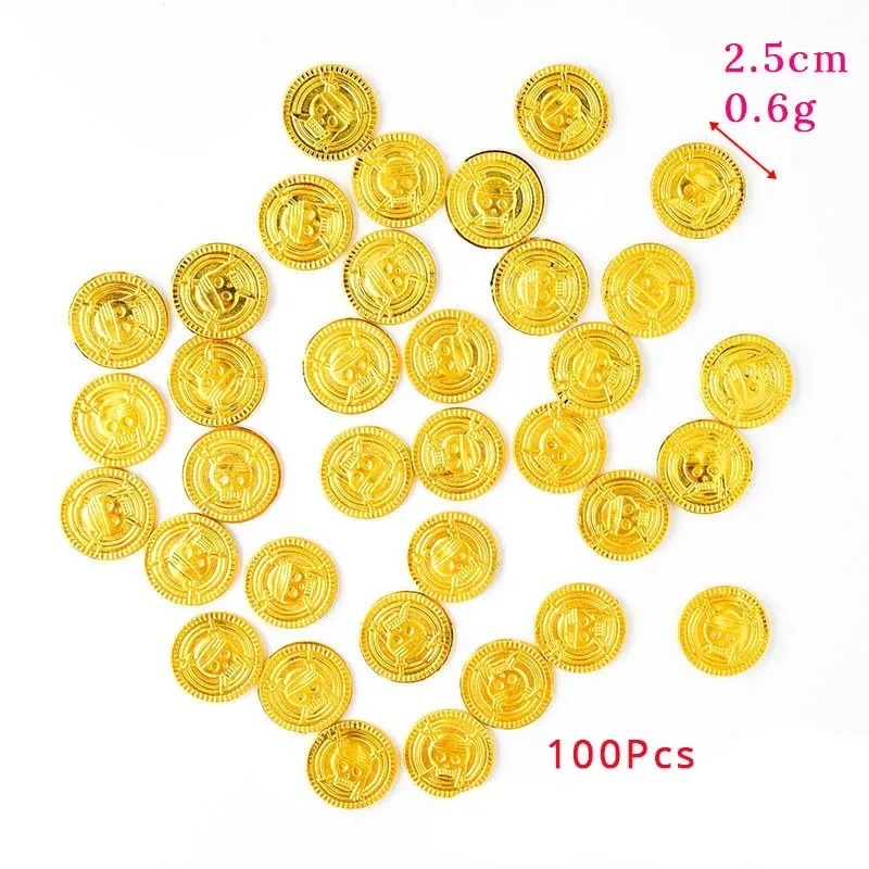 50 pezzi di monete d'oro pirat - Arcade Game Coin recensione e prezzo